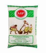 Kajal MP Pounded Yam Poundo Iyan 1.5kg - Einfach zuzubereitendes Instant Yam Mehl, glutenfrei, perfekte Konsistenz, ballaststoffreich, ideal für afrikanische Gerichte & gesunde Ernährung von Kajal