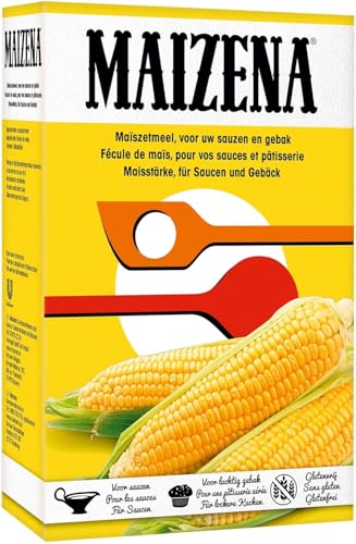 Kajal Maizena Feine Maisstärke 400 g – 100% Maisstärke – Glutenfrei, vegan, laktosefrei – Ideal zum Andicken von Soßen, Suppen, Desserts, Backwaren von Kajal