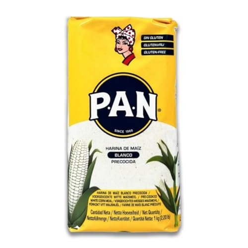 Kajal Pan Premium vorgekochtes weißes Maismehl 1 x 10 kg glutenfrei, bereit, Ihre Rezepte zu inspirieren Authentische Maisköstlichkeiten von Kajal