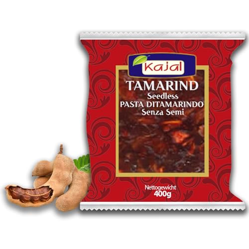 Kajal-Tamarindenpaste, authentischer Geschmack für kulinarische Exzellenz, ideal zum Kochen und für Chutneys Saucen 400g. von Kajal