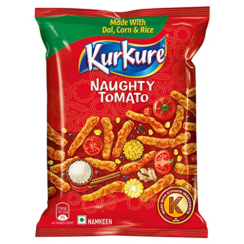 Kurkure 6er Pack Freche Tomate – Knuspriger Snack für zwischendurch, leckere Tomaten-Geschmacksrichtung, ideal für unterwegs, perfekt zum Teilen, Party-Snack von Kajal