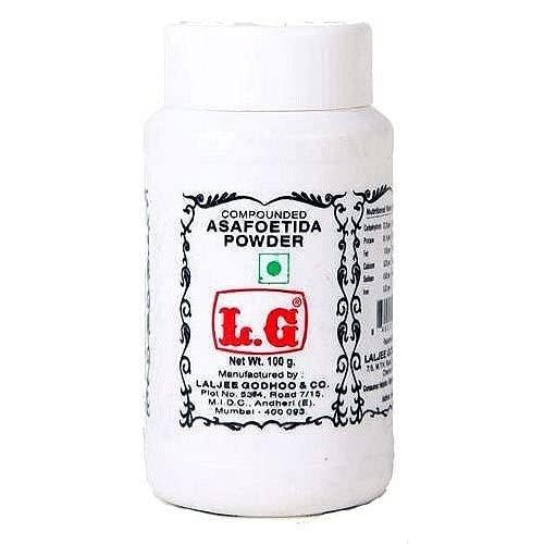 Laljee Godhoo Asafoetida Pulver 100g - Verdauungshilfe, Aus Riesenfenchel Gewonnen, Vegetarisch, Intensiver Geschmack & Geruch 100% Natürlich von Kajal