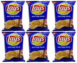 Lays Magic Masala Kartoffelchips 6er-Pack (90g je Beutel) | Indische Gewürzmischung | Knuspriger Snack mit intensiven Aromen | Frisch & lecker | Perfekt für Arbeit, Schule & Zuhause von Kajal