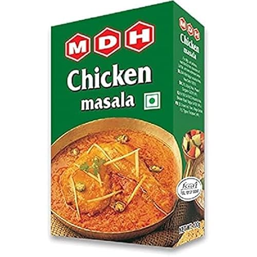 MDH Chicken Curry Masala 1 x 100g - Aromatische Gewürzmischung für authentische indische Gerichte, Einfaches Kochen, Würzig und vielseitig mit Kajal von Kajal