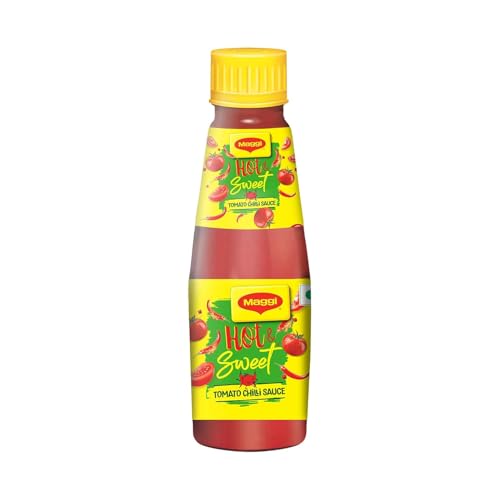 Maggi Hot & Sweet Tomaten Chilli Sauce 200g – Pikant & Süß, Ideal für Dips, Grillgerichte, Verfeinert Gerichte, Vielseitige Würzsauce, Perfekt zum Dippen mit Kajal von Kajal