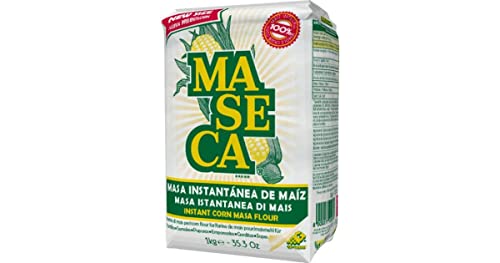 Maseca Maismehl aus Mexiko für Tortillas, 1 kg – Harina de Maiz, glutenfrei, ideal für Tamales, Tacos & Gorditas – Authentisches Masa Harina für mexikanische Küche von Kajal