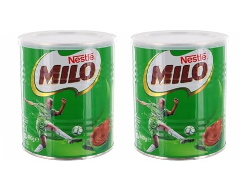 Nestlé Doppelpack 2 x 400g MILO Instant Getränk mit Kakao und Gerstenmalz – Reich an Vitaminen & Mineralien, ideal für schnelle Zubereitung, leckerer Energie-Kick von Kajal