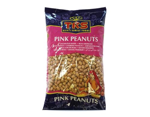 TRS Pink Peanuts mit Kajal Rosa Erdnüsse 2 x 375g – Frisch, knackig und nahrhaft – Perfekt für Snacks, Backen & Kochen – Hochwertige Proteinquelle ohne Zusatzstoffe von Kajal