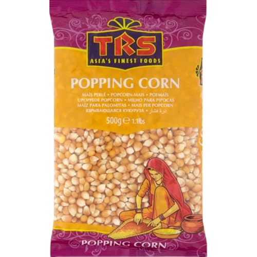 TRS Popcorn Mais 2 kg – Hochwertige Maiskörner für frisches Popcorn – Ideal für Kino-Abende, Snacks, Glutenfrei & Eiweißreich von Kajal