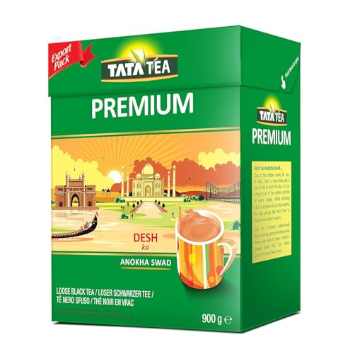 Tata Premium Tee 900 g – Hochwertiger Schwarztee für ein intensives Geschmackserlebnis – Ideal für Teeliebhaber und perfekte Tassen Tee für jeden Anlass von Kajal