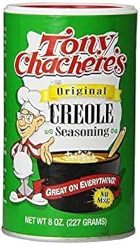 Tony Chachere's Original Creole Seasoning 227g – Würzmischung mit Salz, Pfeffer & Knoblauch – Perfekt für Fleisch, Gemüse & Meeresfrüchte Glutenfrei von Kajal