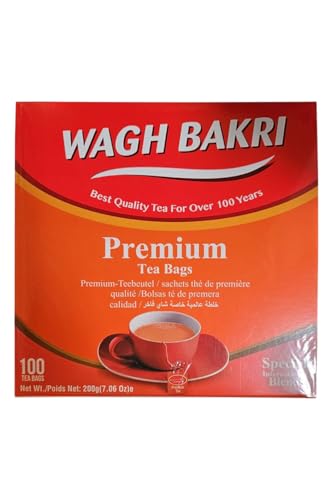 Wagh Bakri Premium Blatt-Tee 200g | Hochwertiger Schwarzer Tee aus Indien | Frisch Handgepflückte Blätter | Aromatisch & Vollmundig von Kajal