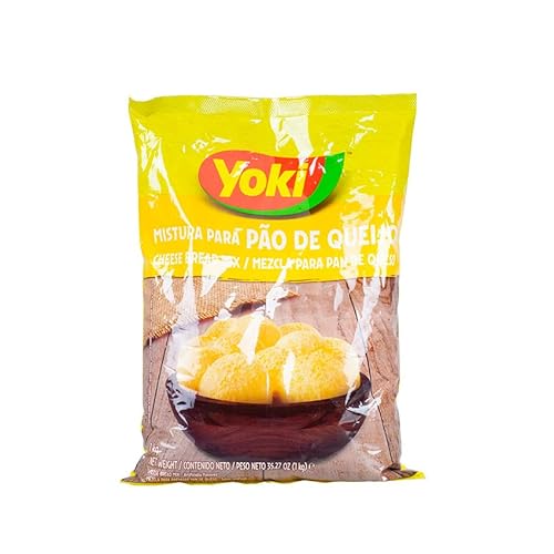 YOKI Fertigmischung für brasilianische Käsebrötchen (Mistura) 1 x 250g – Einfach zuzubereiten, original Geschmack aus Brasilien – Glutenfrei von Kajal