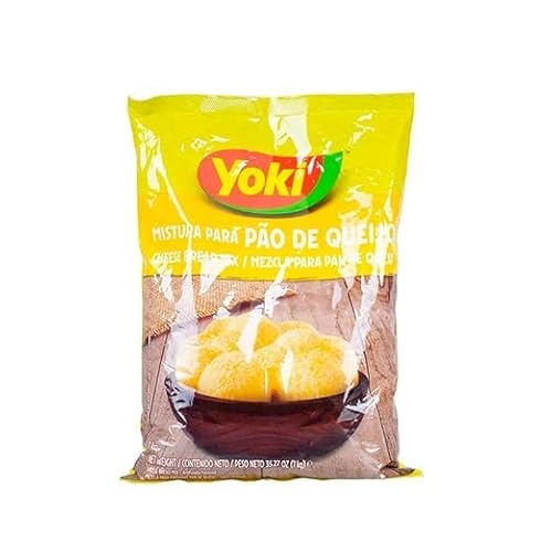 YOKI Fertigmischung für brasilianische Käsebrötchen (Mistura) 5 x 250g – Einfach zuzubereiten, original Geschmack aus Brasilien – Glutenfrei von Kajal