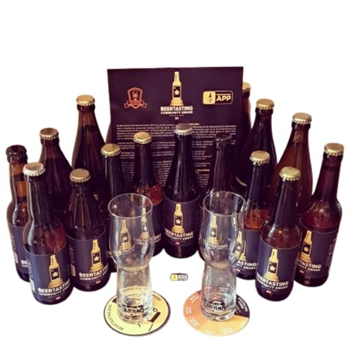 Kalea | BeerTasting Community AWARD Paket Deutschland 2024 | 12 erstklassige Lagerbiere im Inkognito-Modus zur Blindverkostung | OHNE BIERGLÄSER von Kalea