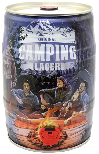 Kalea | Camping Lager | Lagerbier mit 4,9% Alkohol | bestens geeignet für einen Abend mit Freunden am See | Festivals | Camping-Urlaub | Segeltörn (Camping Partyfass) von Kalea