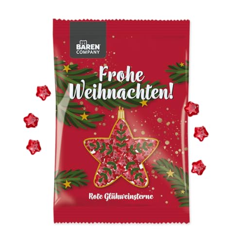 Rote Glühwein Sterne Fruchtgummis 150g Fruchtgummi von Kalfany Süße Werbung