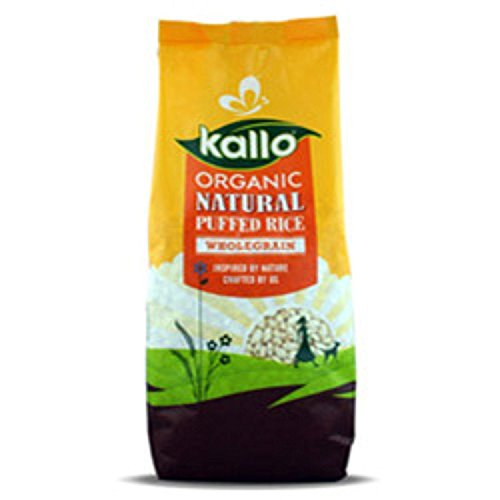 Organic Puffed Rice Cereal Natural - 225g von Kallo