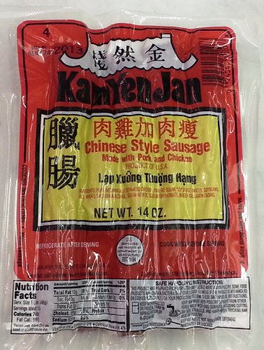 Kam Yen Jan Chinesische Schweine- und Hühnerwurst, 400 ml, 6 Stück von Kam Yen Jan