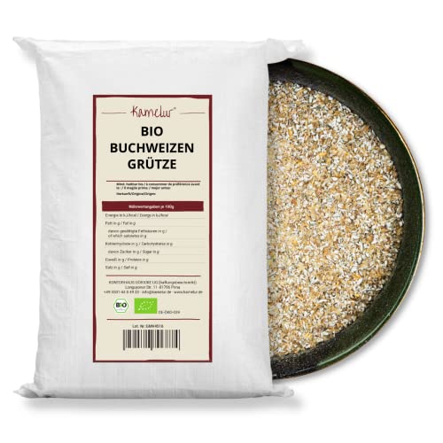 Kamelur Bio Buchweizengrütze (25kg) Buchweizen aus kontrolliert biologischem Anbau von Kamelur