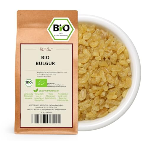 Kamelur Bio Bulgur (500g) Hartweizen aus kontrolliert biologischem Anbau von Kamelur