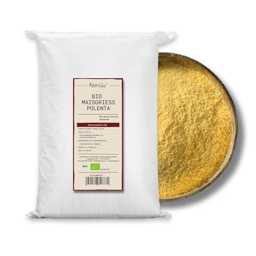 Kamelur Bio Maisgrieß Polenta (25kg) GGB - BIO Maisgriess für eine cremige Polenta von Kamelur