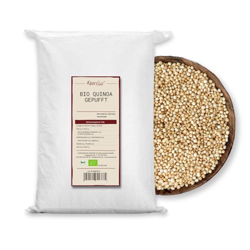 Kamelur Bio Quinoa Gepufft (15kg) Quinoa Bio für ein schmackhaftes Müsli von Kamelur