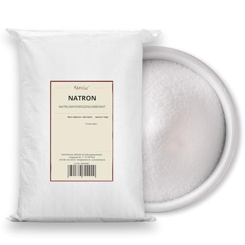 Kamelur Natron Natriumhydrogencarbonat E 500 - GGB (25kg) - Natronpulver Backing Soda das Multitalent im Haushalt von Kamelur