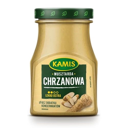 Kamis Meerrettich mittelscharf /// Musztarda Chrzanowa lekko ostra 185 g von Kamis