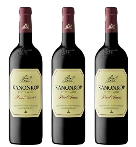 3x 0,75l - 2021er - Kanonkop - Estate Wine - Paul Sauer - Stellenbosch W.O. - Südafrika - Rotwein trocken von Kanonkop