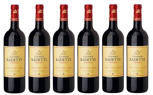 6x 0,75l - 2022er - Kanonkop - Kadette - Pinotage - Stellenbosch W.O. - Südafrika - Rotwein trocken von Kanonkop