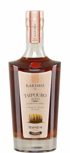 Premium Tsipouro Tirnavou aged 40% 0,7l Kardasi | 24 Monate Fassreife | Edel-Tresterbrand aus Griechenland von Kardasi
