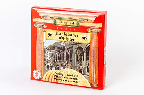 5 Packungen Karlsbader Oblaten mit Mandeln (5 x 150 g) von Karlsbader Oblaten