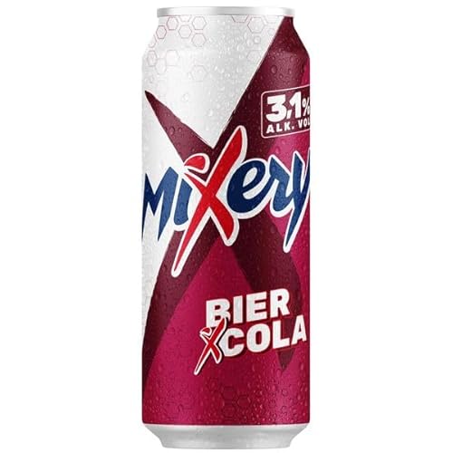 24 Dosen Karlsberg Mixery Bier + Cola + X a 0,5L Liter Bier inc. 6.00€ EINWEG Pfand 3,1% vol. von Karlsberg Mixery Bier + Cola + X