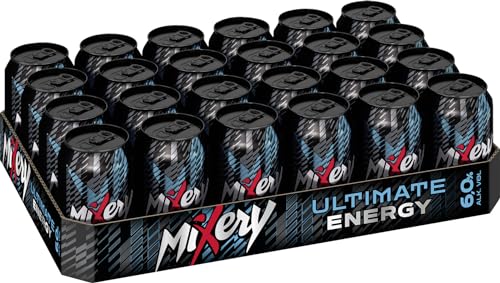 Karlsberg Mixery Ultimate Energy (24 x 0,33l) inkl. 6,00 Euro Pfand - EINWEG - Die perfekte Mischung aus erfrischendem Bier und belebendem Energy-Drink! von Karlsberg