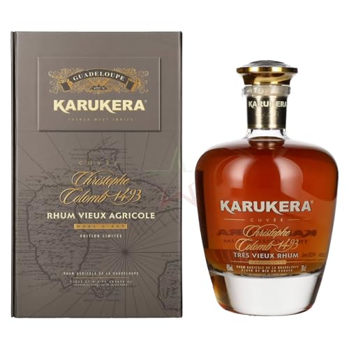 Karukera Cuvée Christophe Colomb Tres Vieux Rhum Hors d'Age 1493 45,00% 0,70 Liter von Karukera