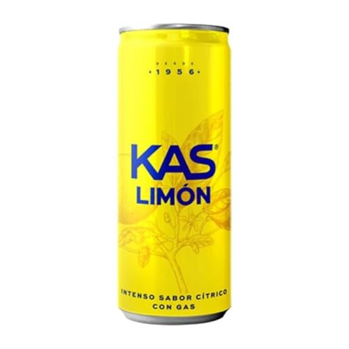 Getränke und Mixer 24 Einheiten Box Kas Limón Alu-Dose 33 cl von Kas