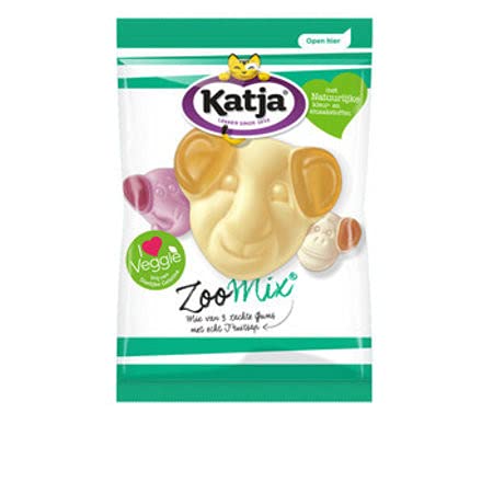 Katja Zoo Mix Original niederländische Süßigkeiten 300 g von Katja