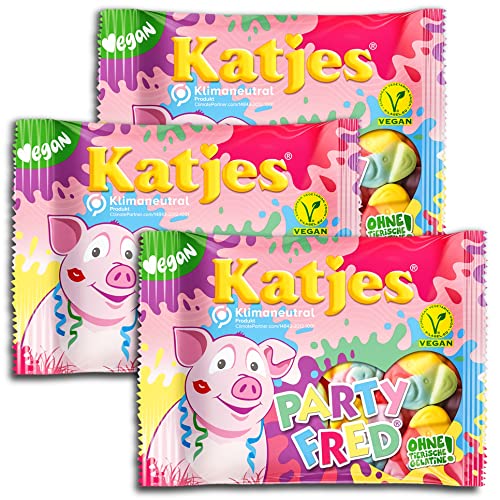 3er Pack Katjes Party Fred 3 x 175g von Katjes Fassin GmbH + Co. KG Dechant-Sprünken-Str. 53-57 46446 Emmerich (D)