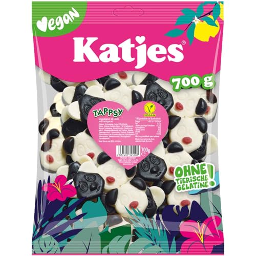 2 er Pack Katjes Tappsy XXL 2 x 700g Schaumzucker mit Lakritz und Fruchtgummi von Katjes