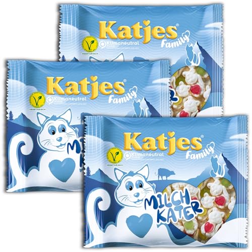 3 er Pack Katjes Family Milchkater 3 x 250 g von Katjes