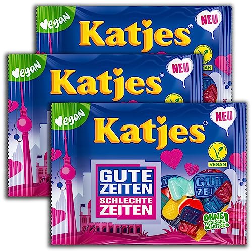 3 er Pack Katjes GZSZ 3 x 175g Fruchtgummi mit Schaumzucker von Katjes