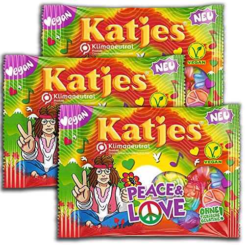 3 er Pack Katjes Peace & Love 3 x 175g von Katjes