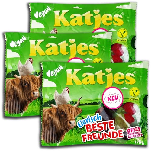 3 er Pack Katjes Tierisch beste Freunde 3 x 175g von Katjes