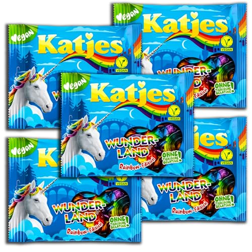 5 er Pack Katjes Wunderland Rainbow-Edition 5 x 175g von Katjes