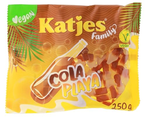 Katjes Family Cola Playa Fruchtgummi vegan, 22er Pack (22 x 250g) von Katjes