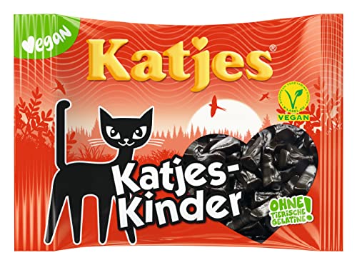 Katjes Katjes-Kinder – Lakritz Kätzchen aus Hartlakritz – Der Klassiker unter den Süßigkeiten (10 x 200 g) von Katjes