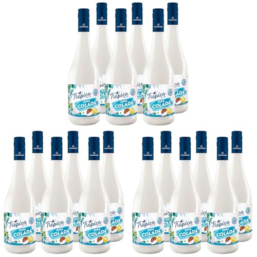 KATLENBURGER - Tropica Piña Colada | Trinkfertiger Erfrischer aus spritzigem Fruchtwein mit Kokosnuss und Ananas Geschmack. Inhalt: 6x 0,75l mit 7% vol. (Packung mit 3) von Katlenburger