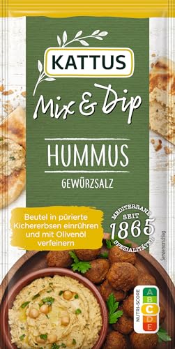 Kattus - Hummus Würzmischung | Gewürzmischung für selbstgemachtes Hummus | Ohne Geschmacksverstärker, ohne Farbstoffe | 7 g im Beutel von Kattus