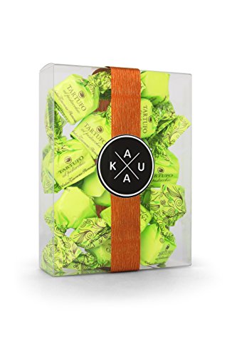 Kakau Geschenkset 140g Box Sorte: Pistazie. Antica Torroneria Tartufo Schokoladentrüffel von Kaukau